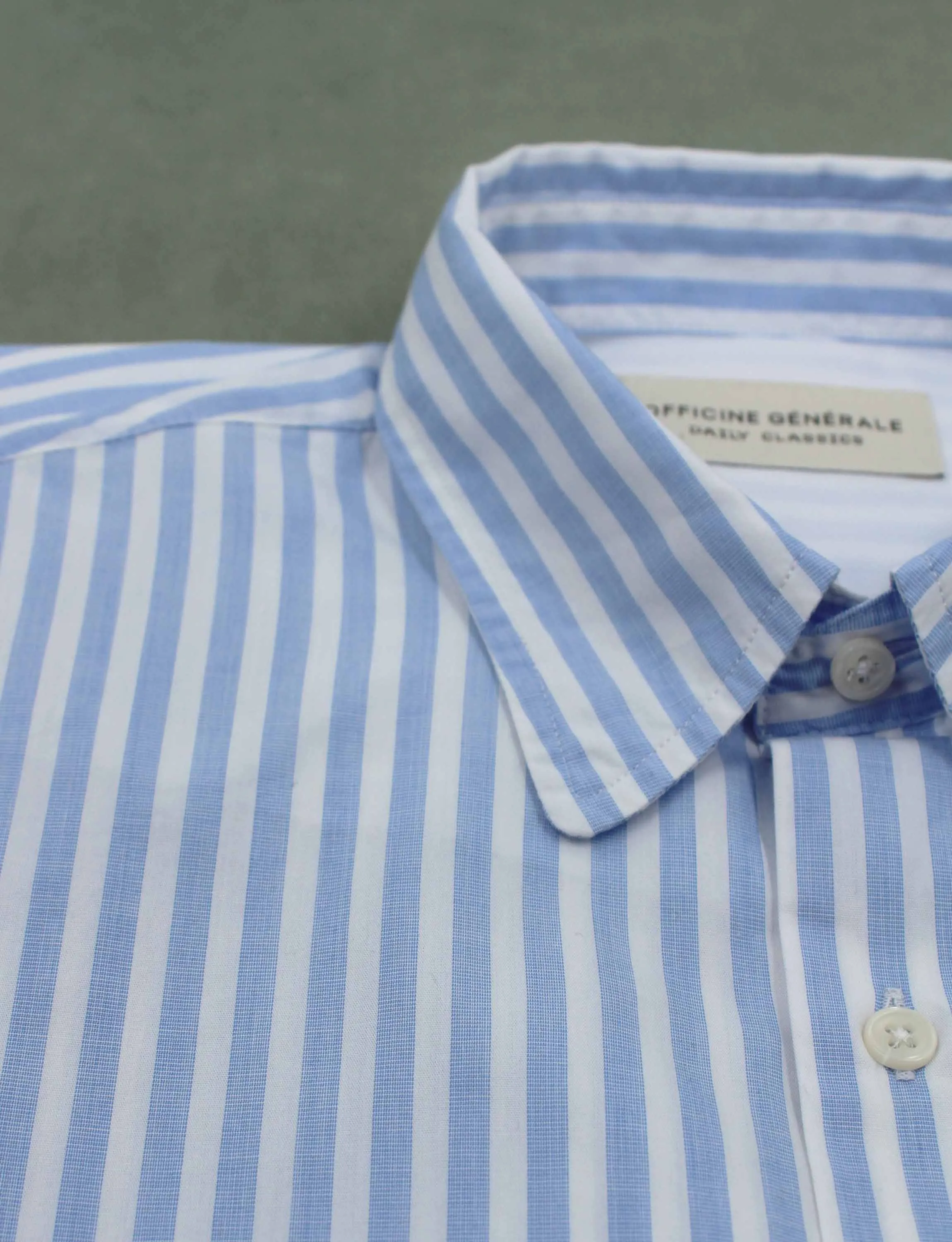 Chemise soft collar sold by Officine Generale product image thumbnail 3