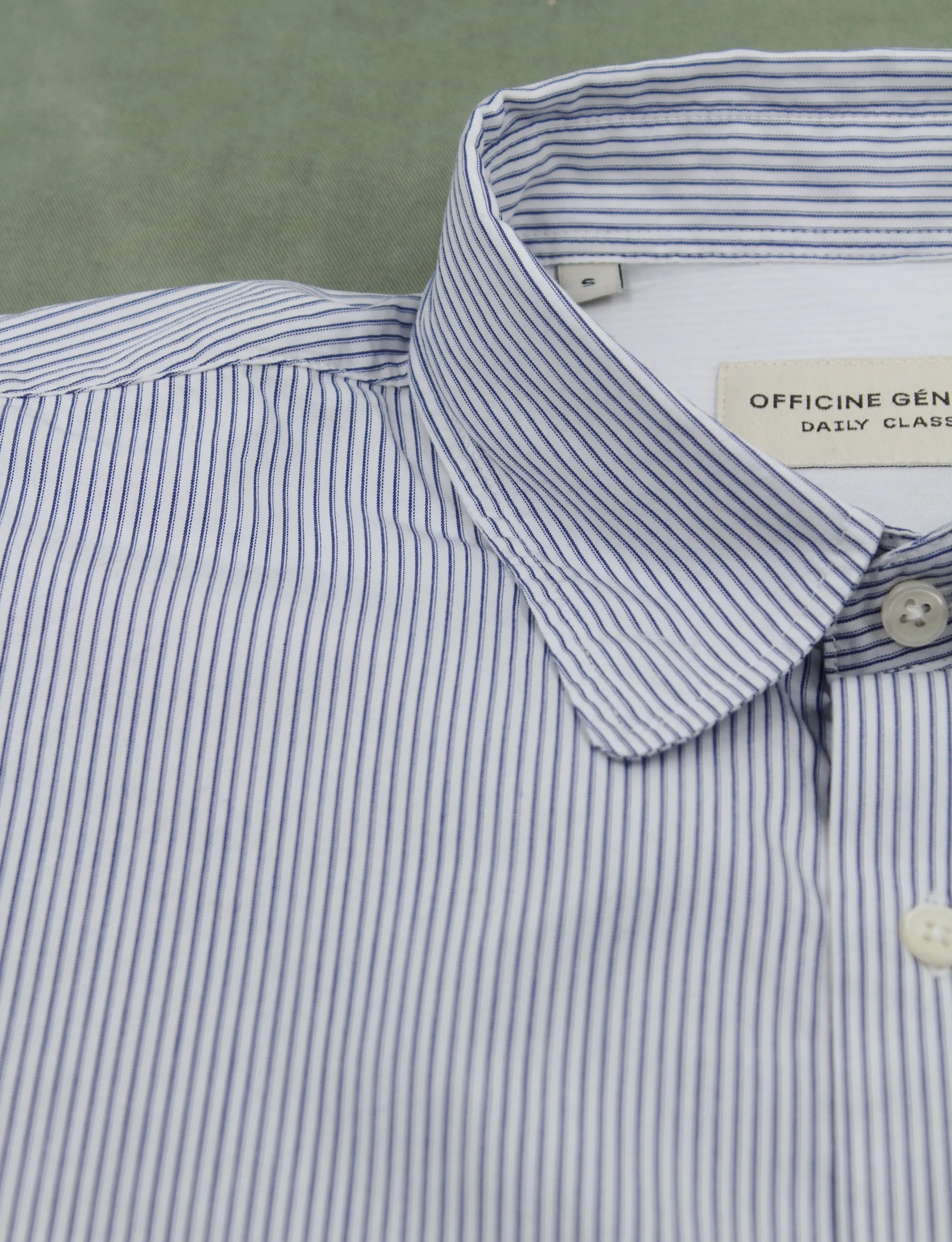 Chemise soft collar sold by Officine Generale product image thumbnail 3