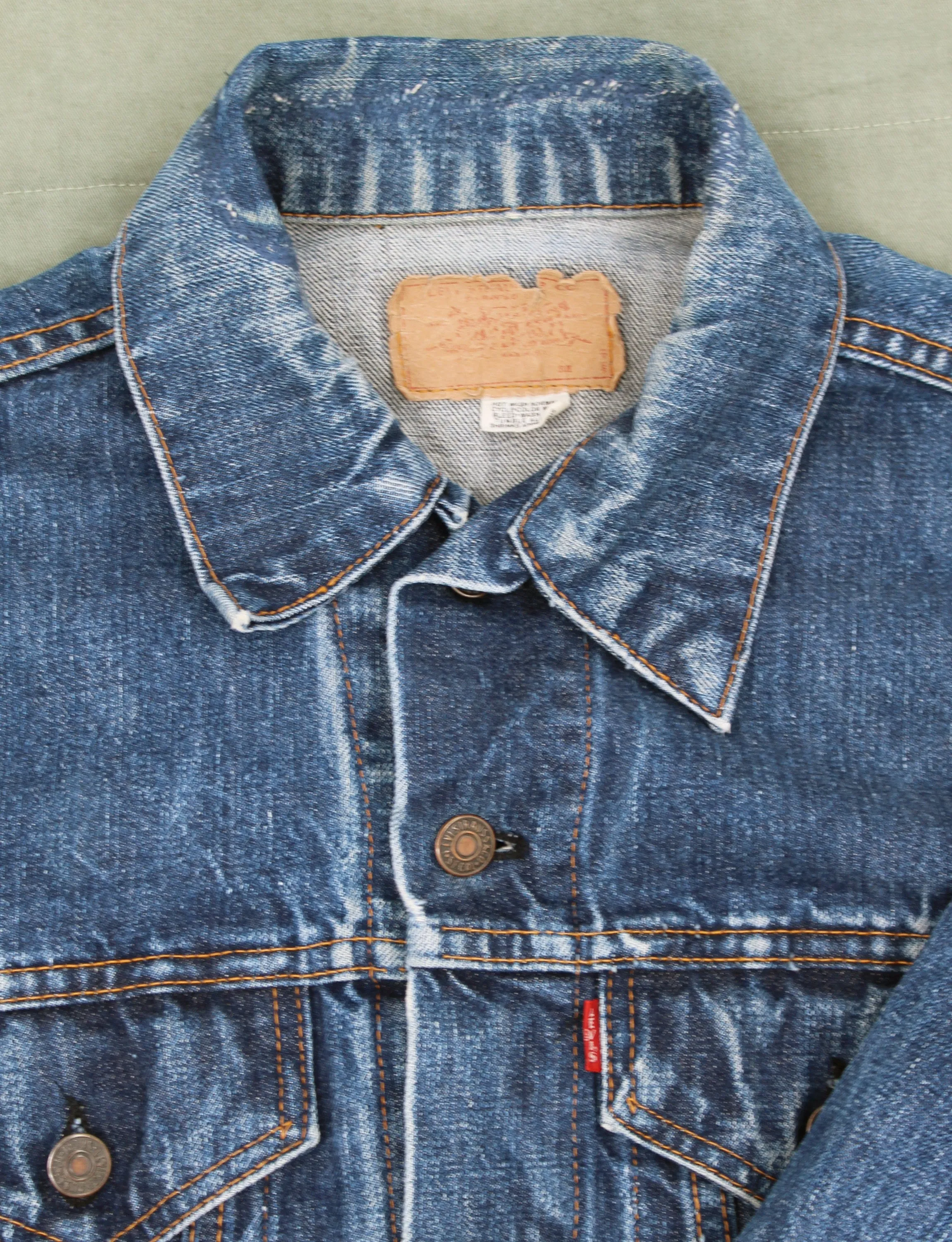Veste en jean vintage levi’s sold by Officine Generale product image thumbnail 3