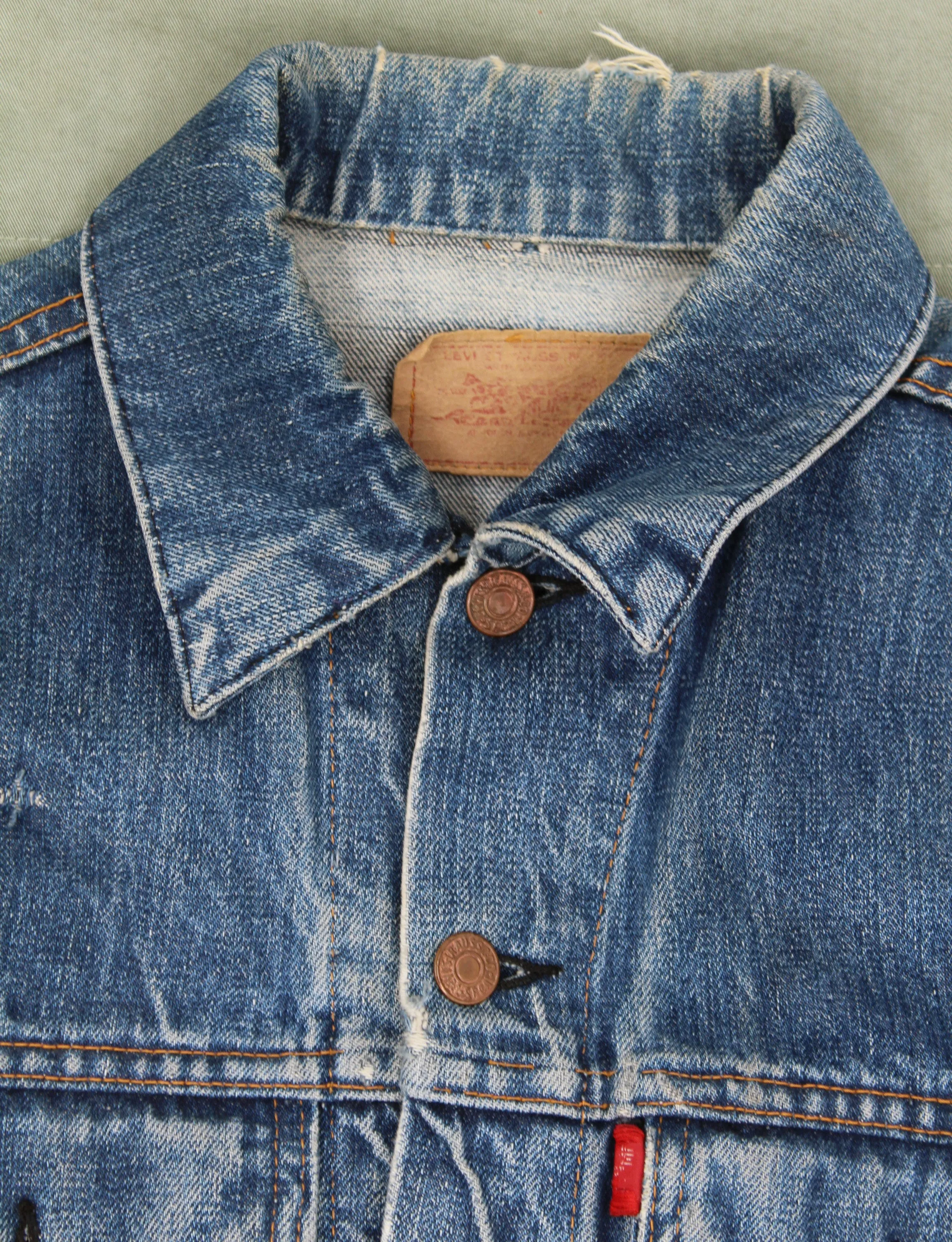 Veste en jean vintage levi’s sold by Officine Generale product image thumbnail 2