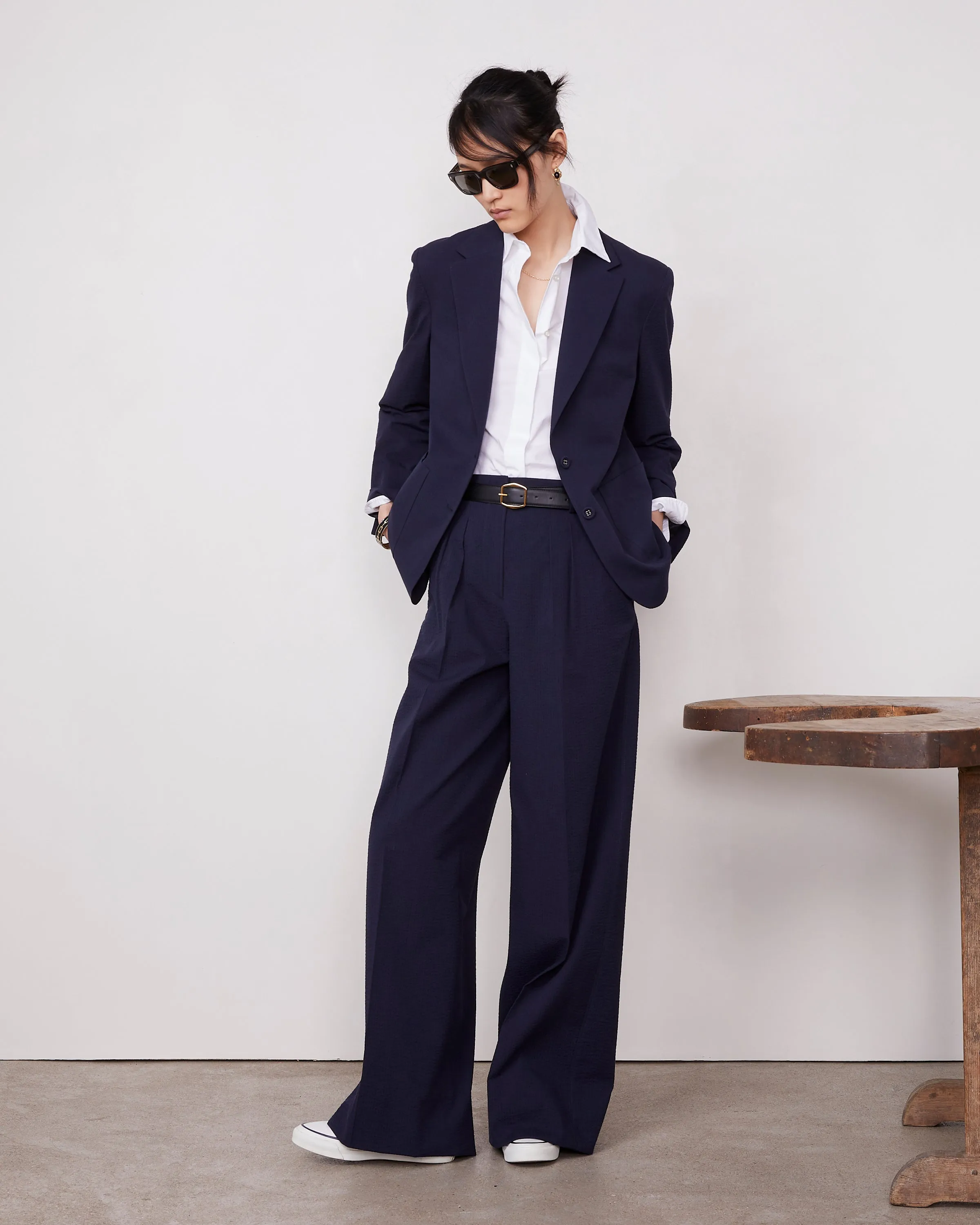 Pantalon elia sold by Officine Generale product image thumbnail 3