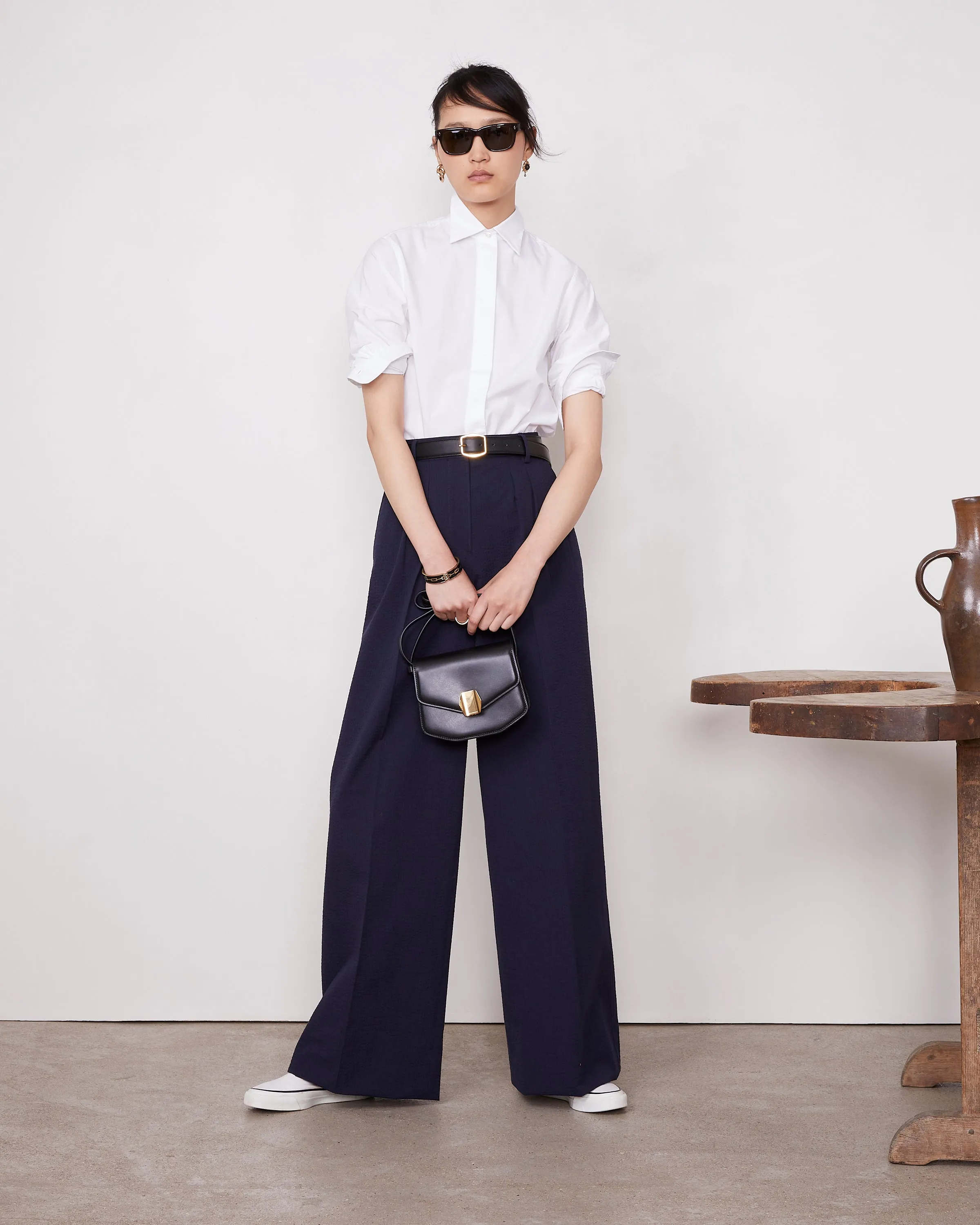 Pantalon elia sold by Officine Generale product image thumbnail 2