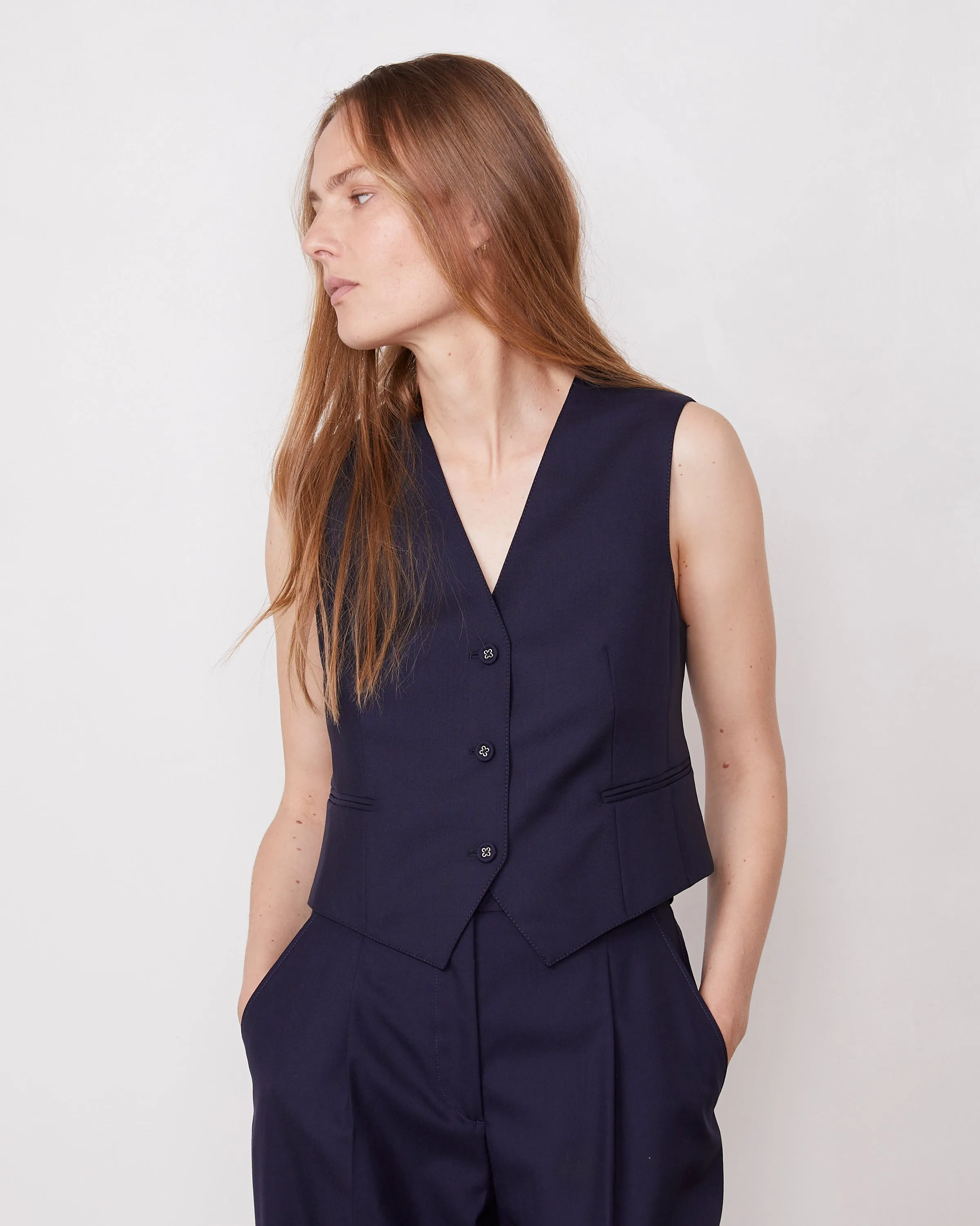 Gilet cleore sold by Officine Generale product image thumbnail 2