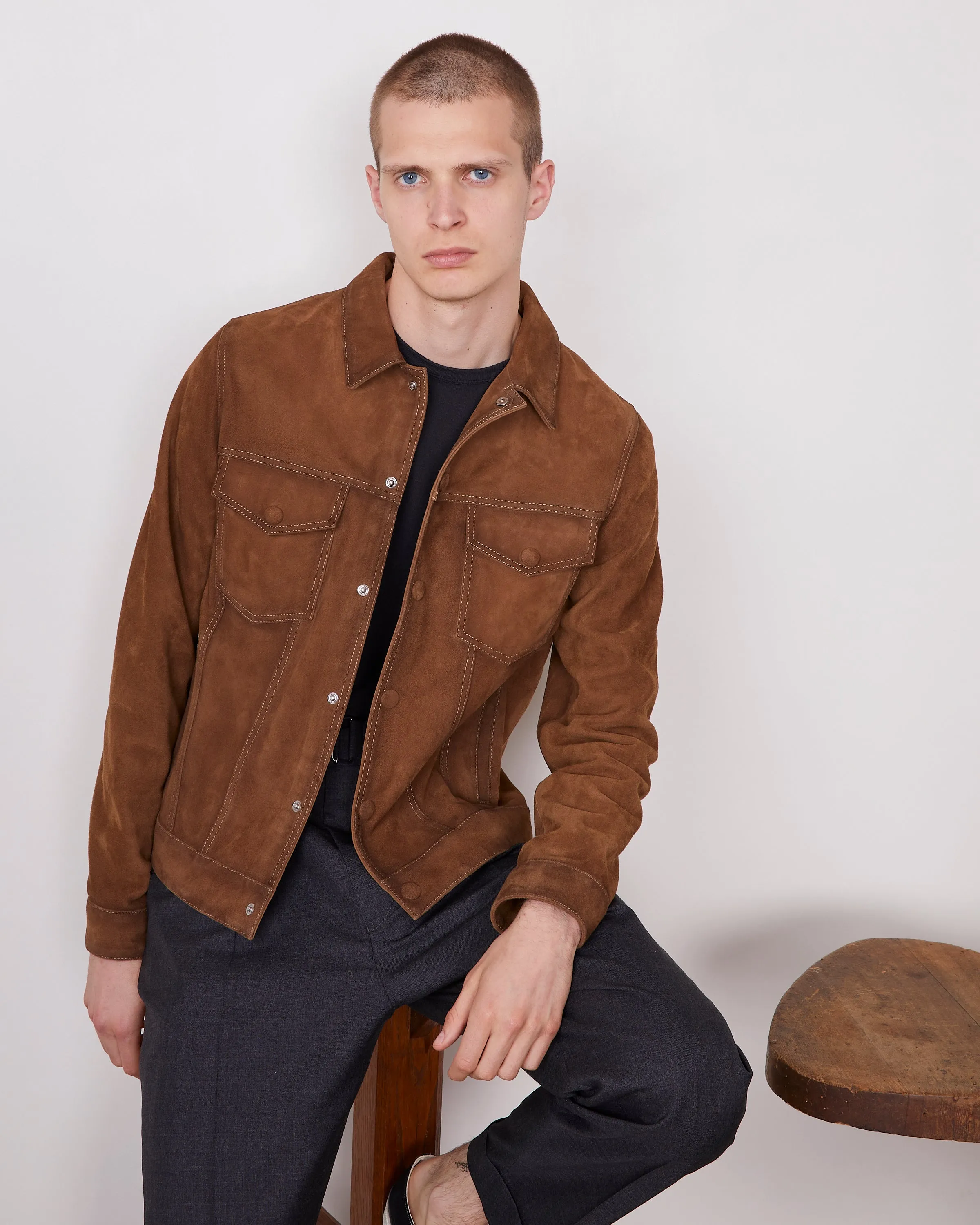 Blouson leonide sold by Officine Generale product image thumbnail 2