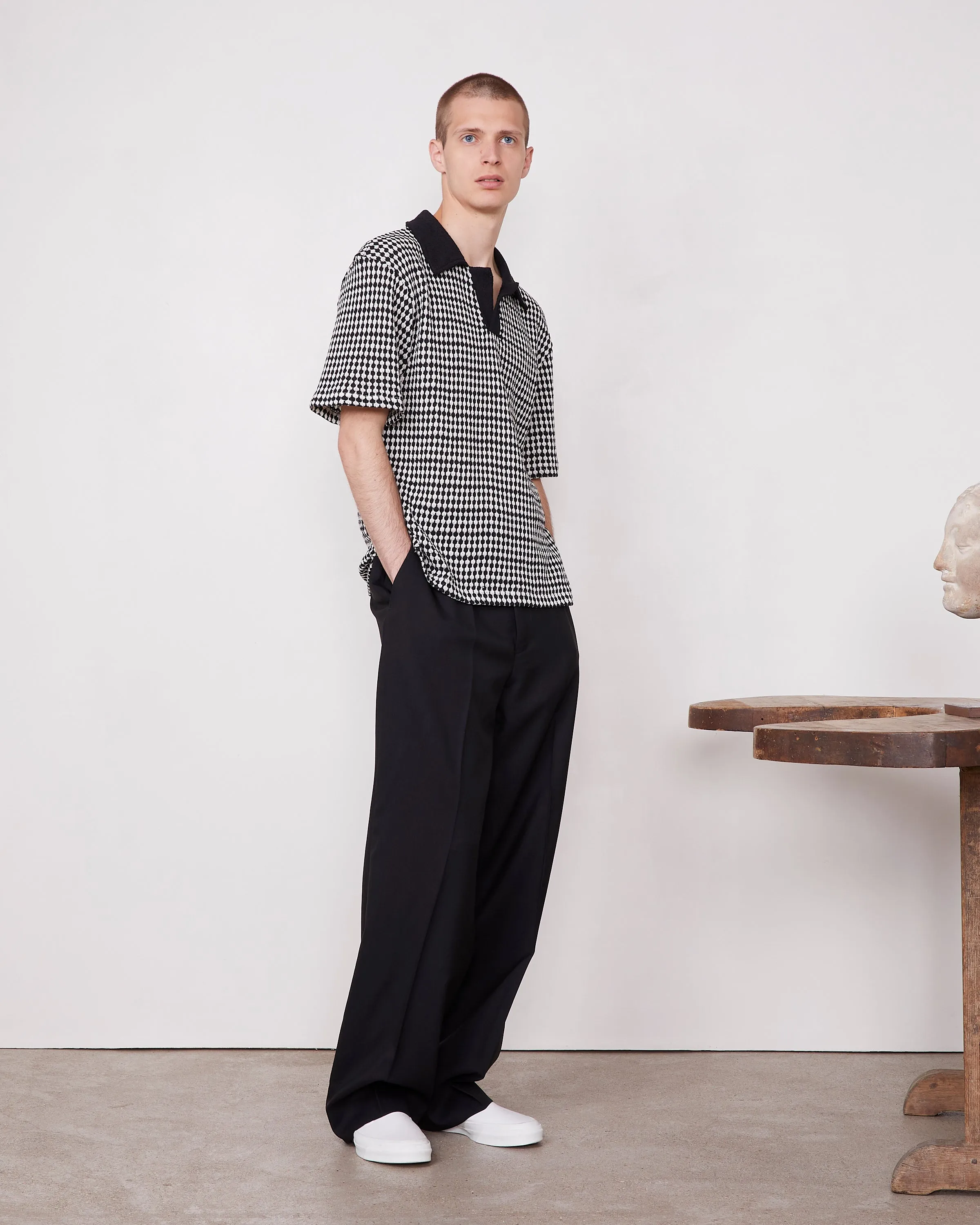 Polo pele sold by Officine Generale product image thumbnail 2