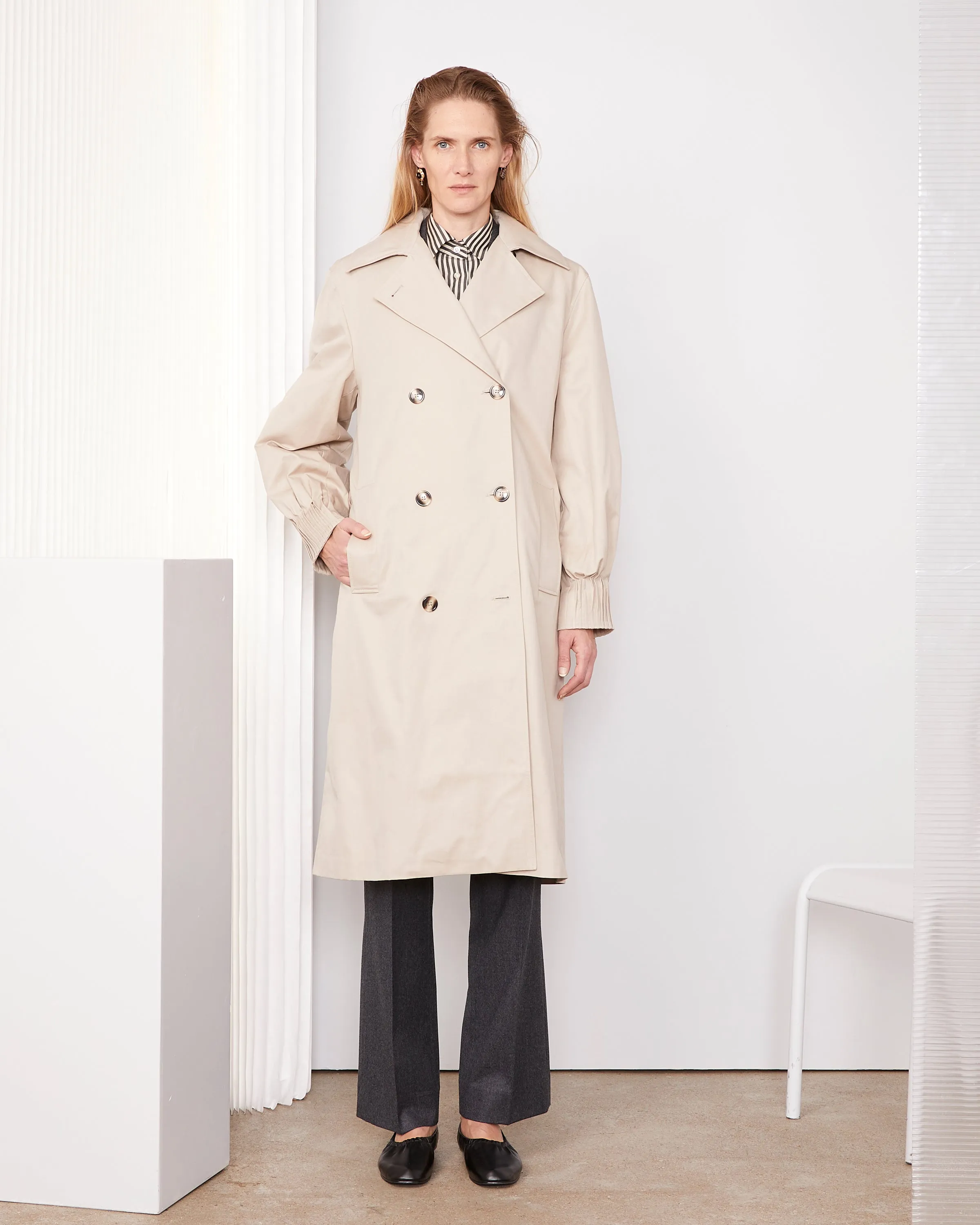 Trench-coat beatrice sold by Officine Generale product image thumbnail 2