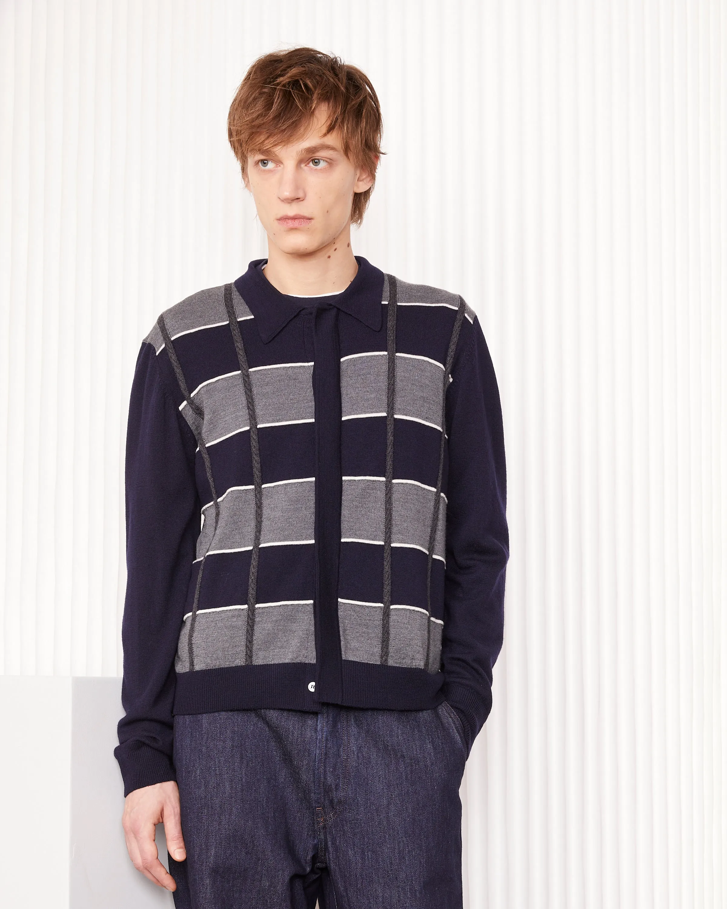 Cardigan brennan sold by Officine Generale product image thumbnail 2