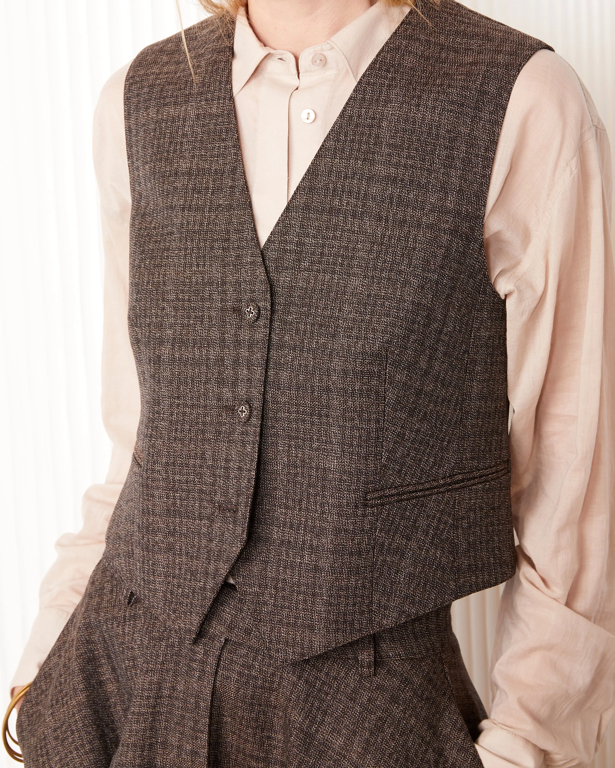 Gilet cleore sold by Officine Generale product image thumbnail 3