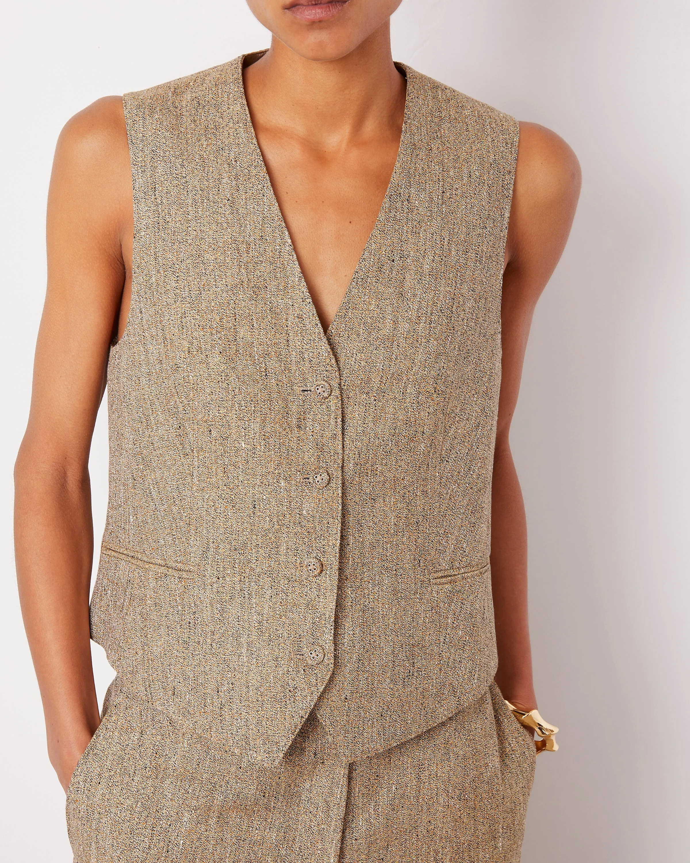 Gilet cleo sold by Officine Generale product image thumbnail 2