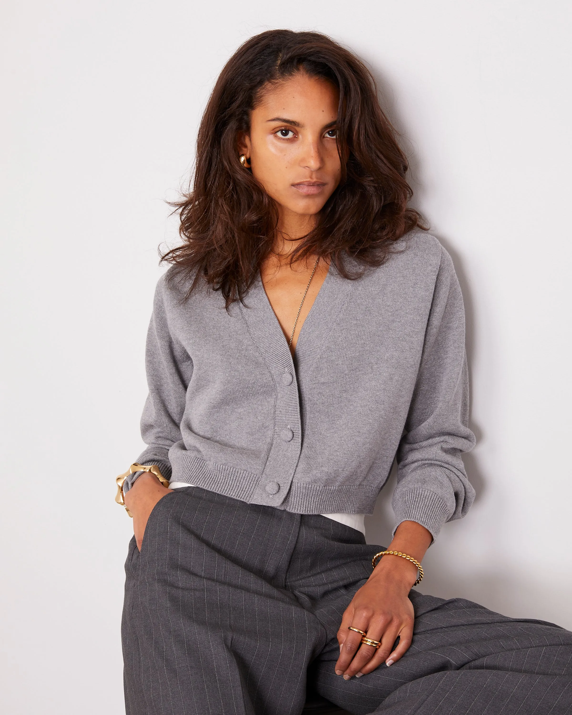 Cardigan serena sold by Officine Generale product image thumbnail 5