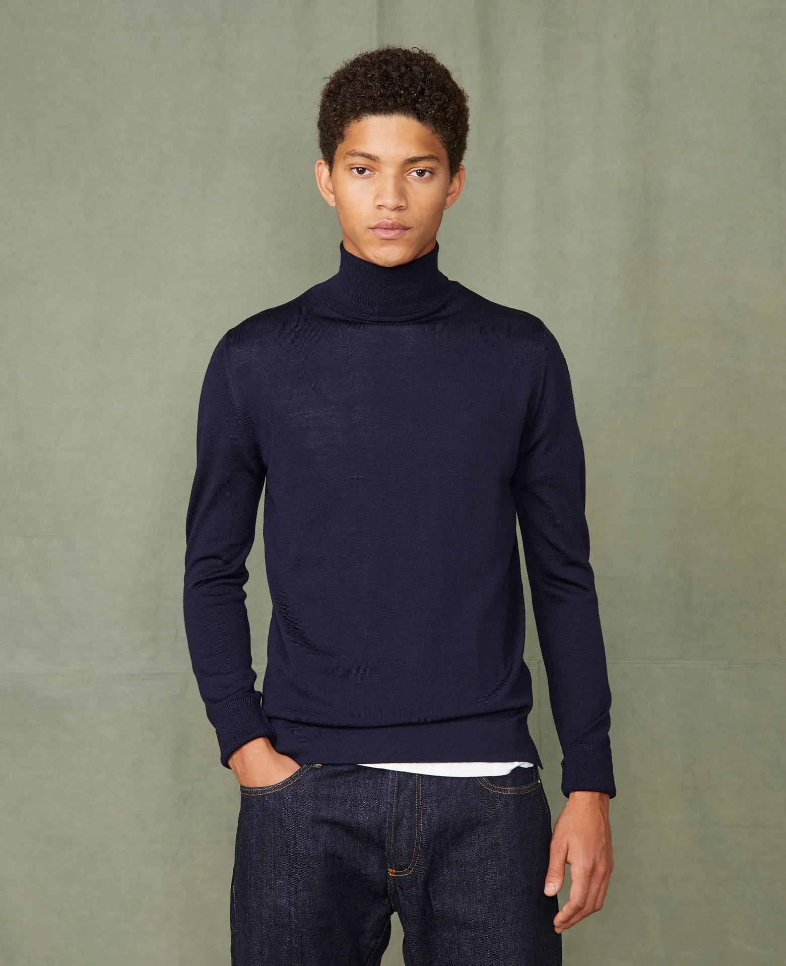 Pull col roulé sold by Officine Generale product image thumbnail 3