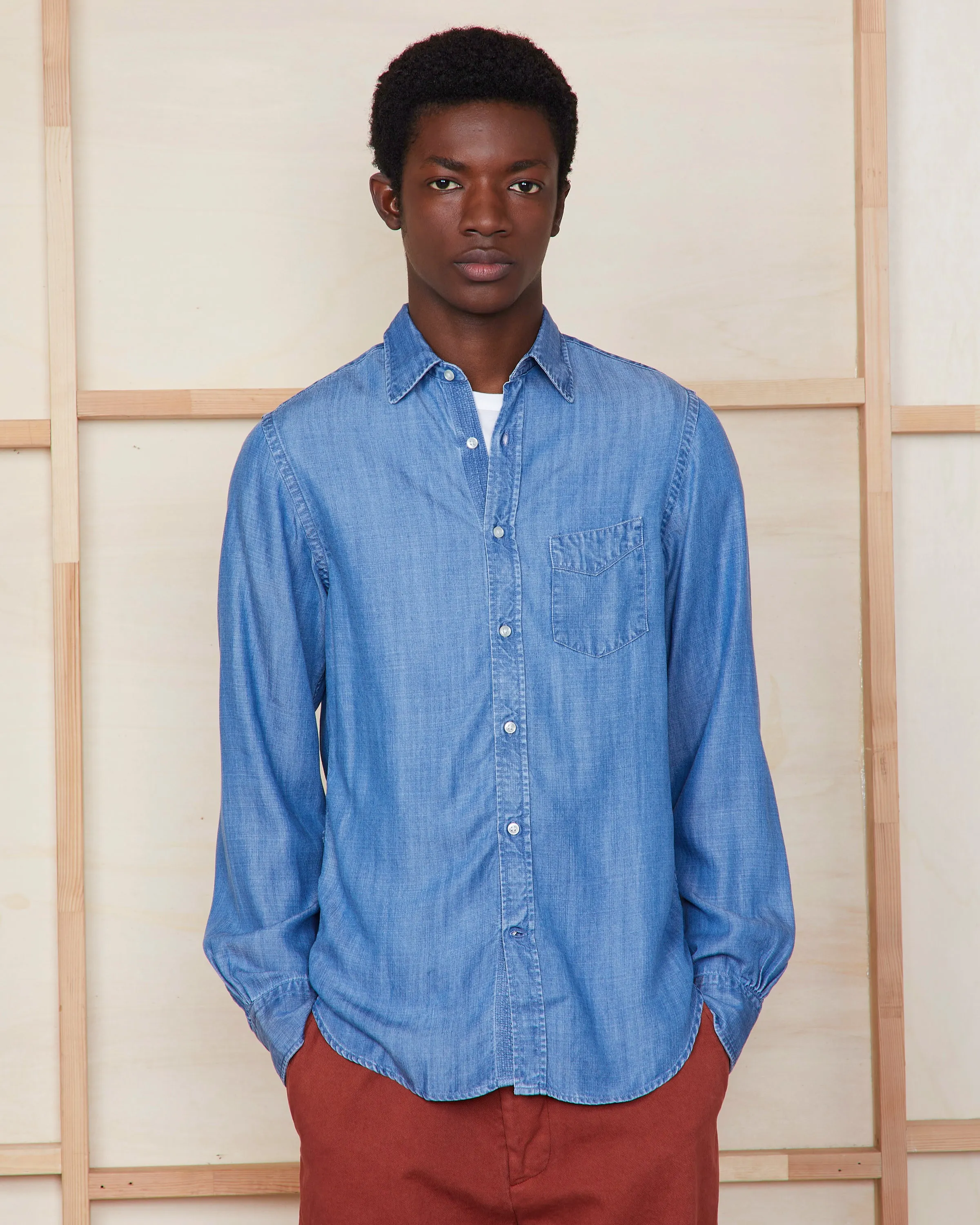 Chemise bd shirt sold by Officine Generale product image thumbnail 2