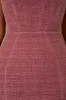 Tweed Square Neck Corset Mini Dress in Rose sold by Oh Polly