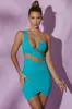 One Shoulder Cut Out Mini Dress in Aqua sold by Oh Polly