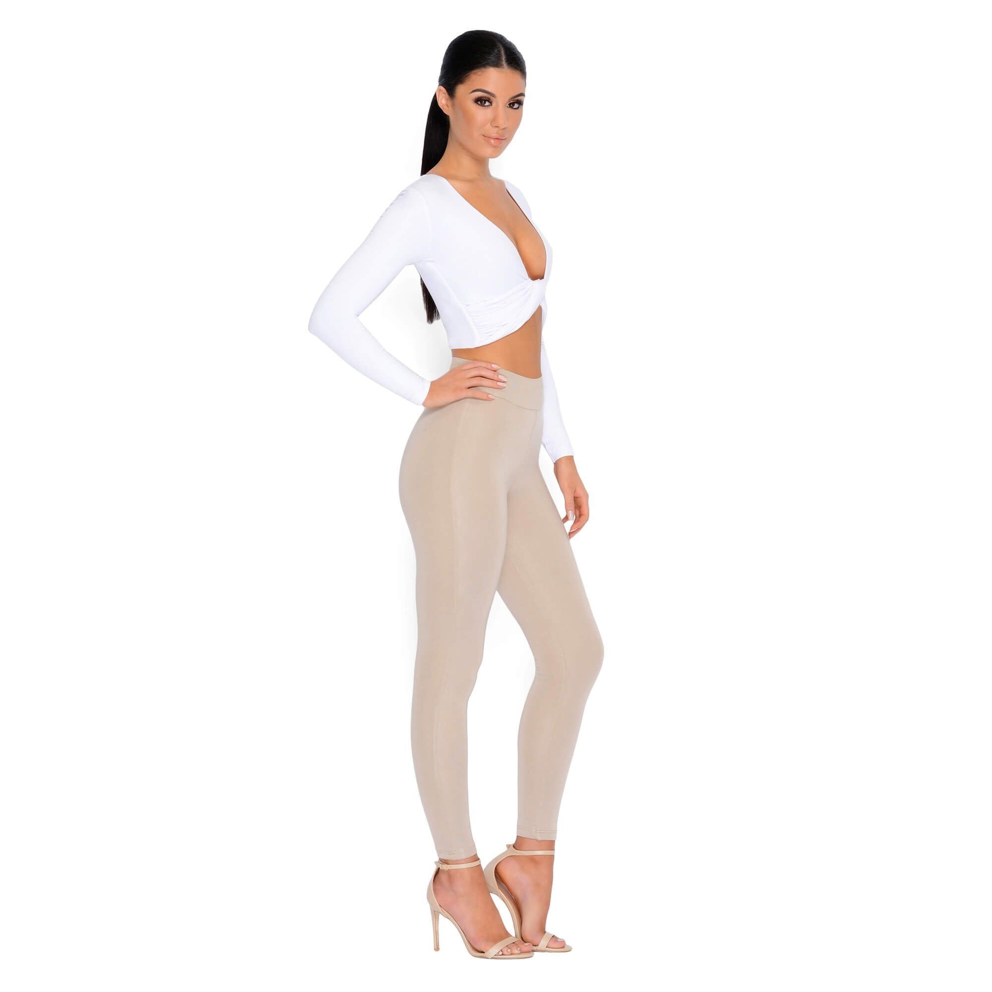 Why Knot Double Layered Crop Top in White sold by Oh Polly product image thumbnail 10