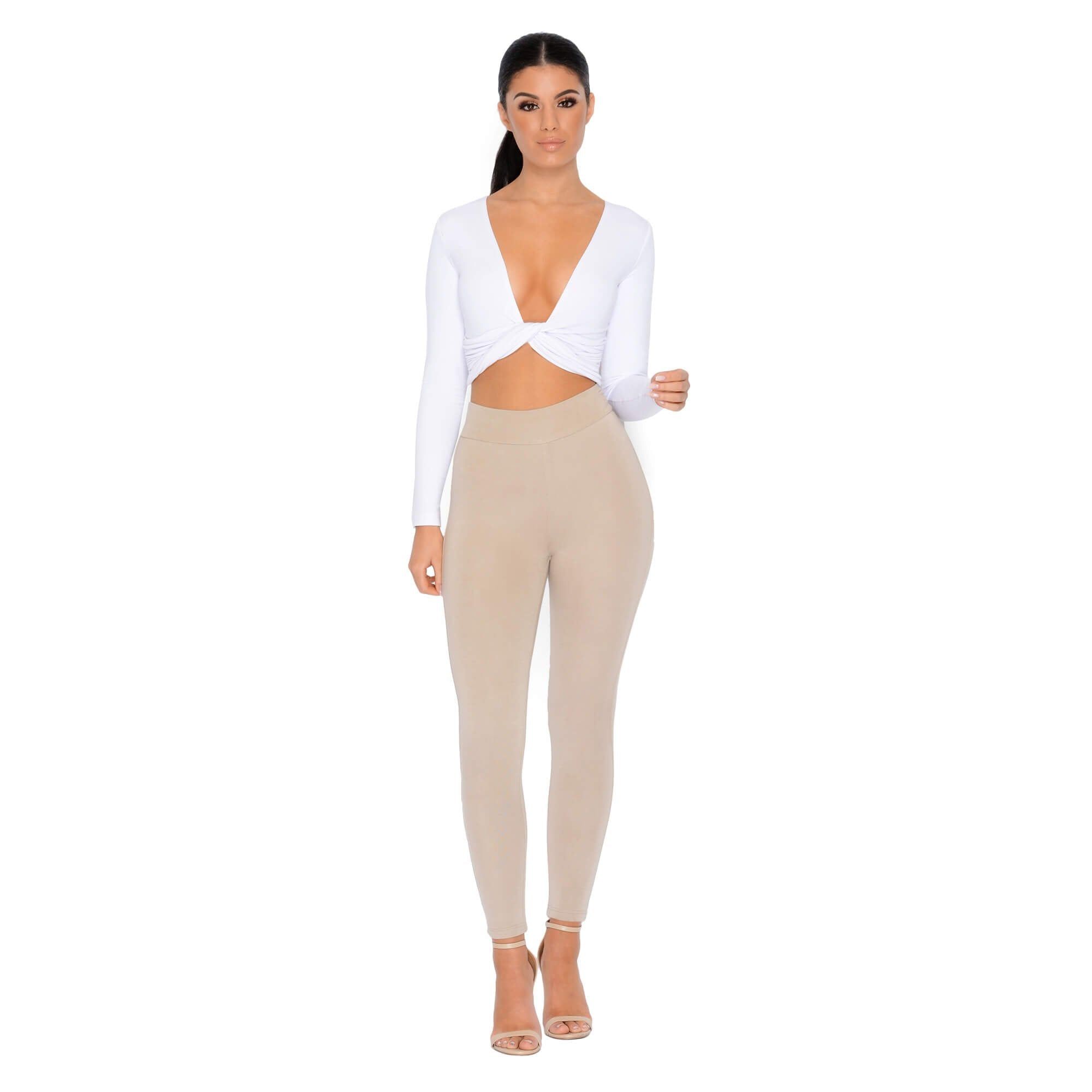 Why Knot Double Layered Crop Top in White sold by Oh Polly product image thumbnail 8