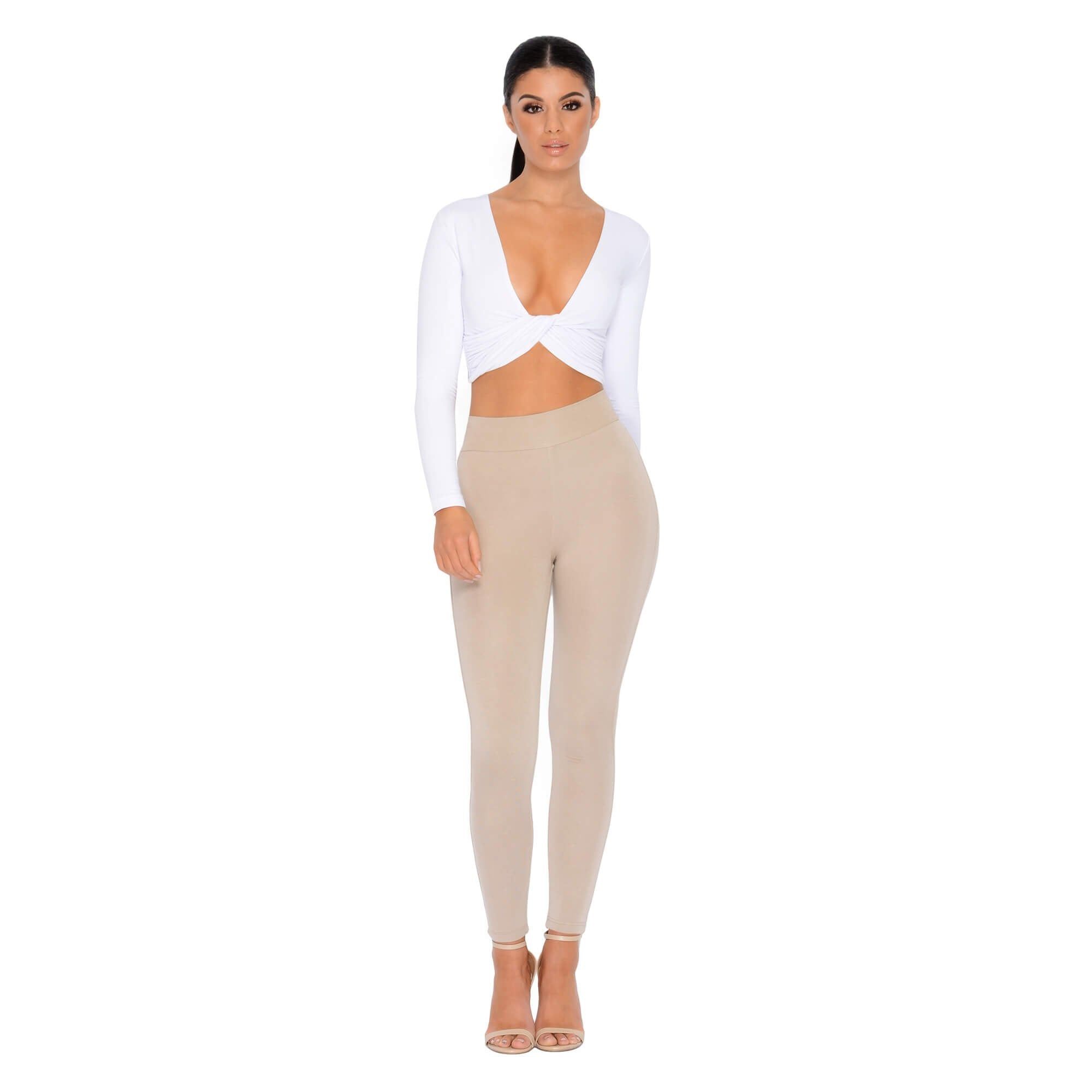 Why Knot Double Layered Crop Top in White sold by Oh Polly product image thumbnail 5