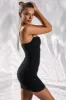 Plunge Mini Dress in Black sold by Oh Polly