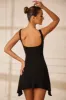 Sweetheart Neckline Mini Dress in Black sold by Oh Polly