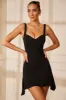 Sweetheart Neckline Mini Dress in Black sold by Oh Polly