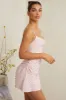 Hand Embellished Cowl Neck Mini Dress in Pink sold by Oh Polly