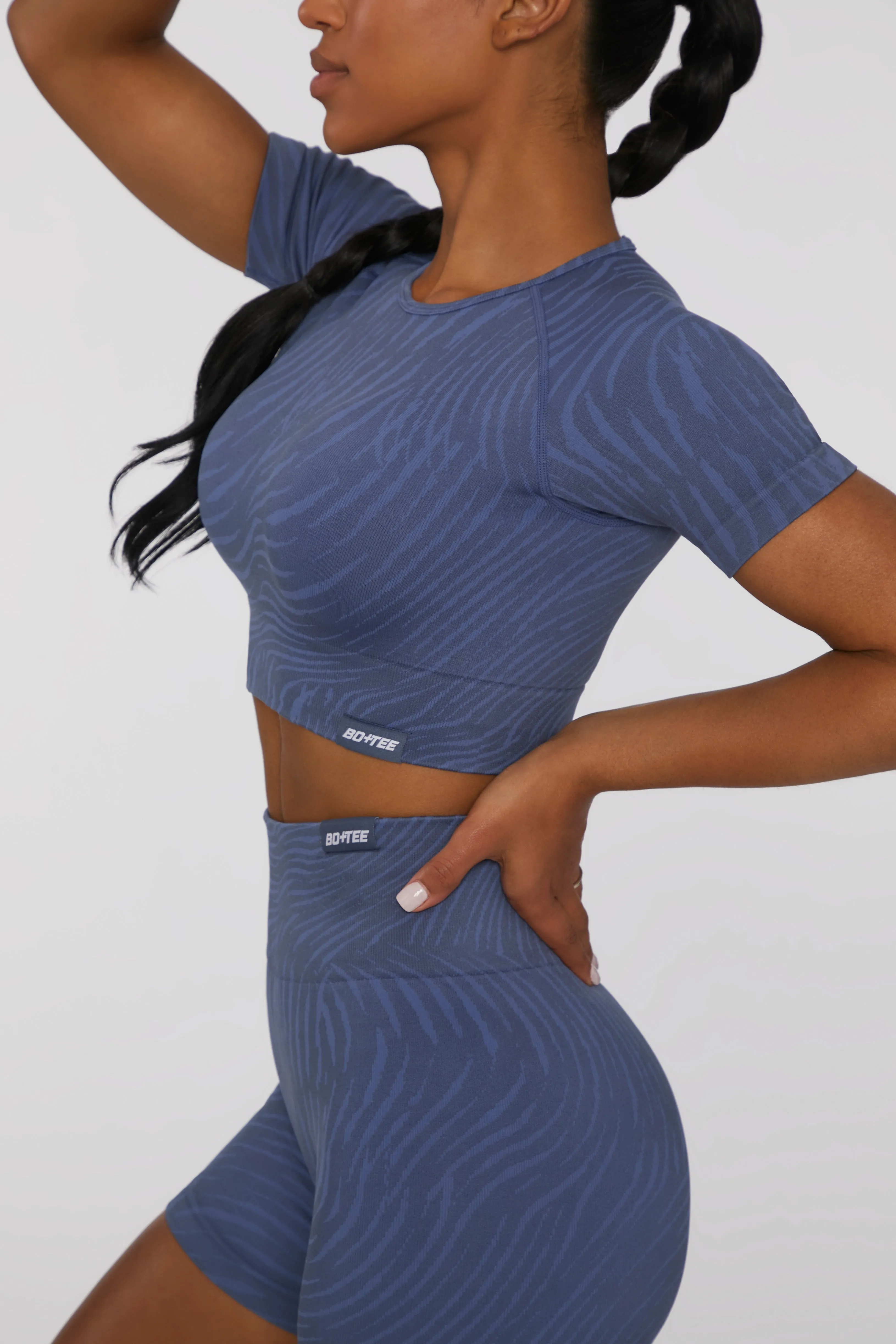 Crop Top in Indigo sold by Oh Polly product image thumbnail 4