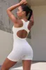Super Sculpt Seamless Zip Up Unitard in Eggshell sold by Oh Polly