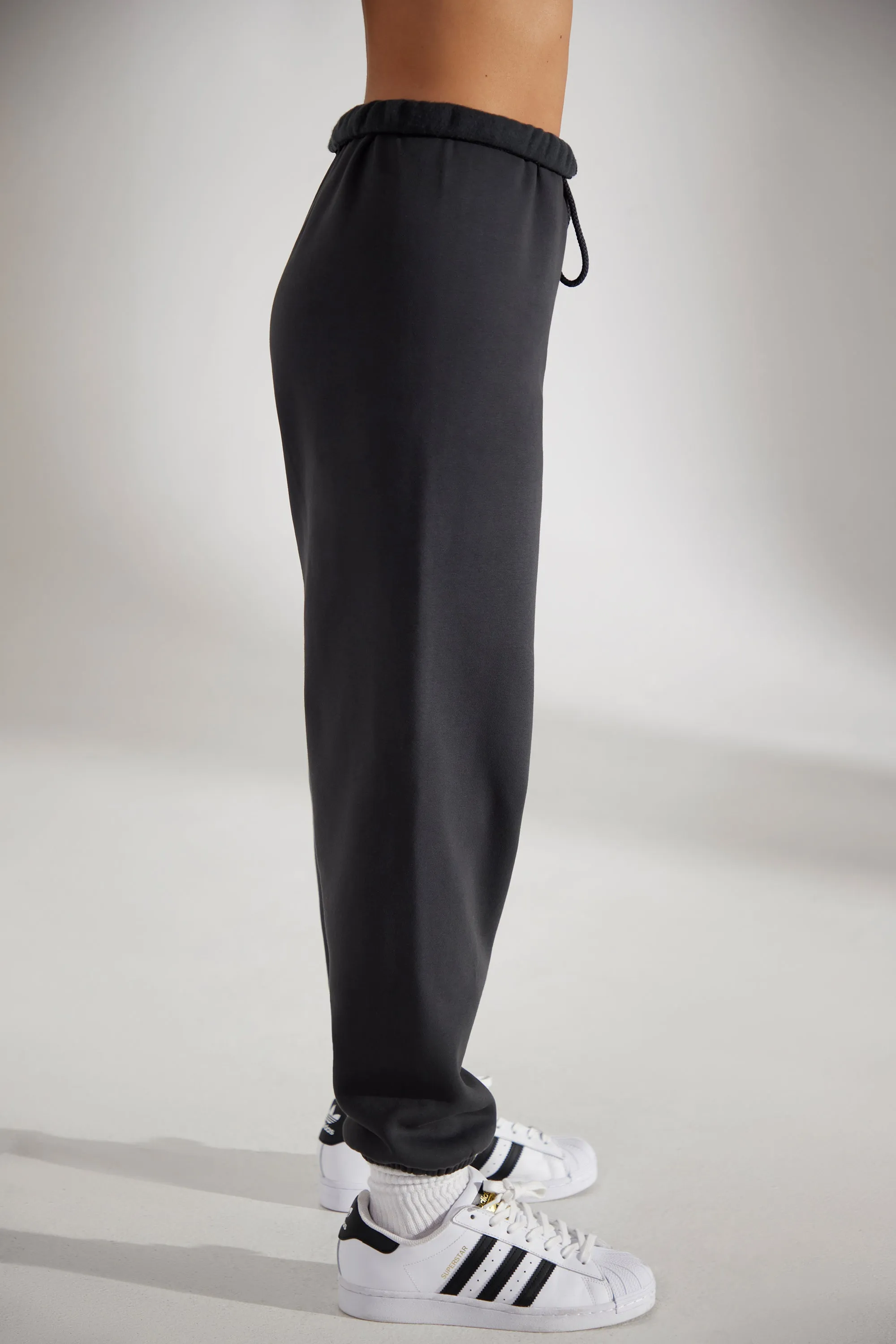Oversized Joggers in Washed Black sold by Oh Polly product image thumbnail 3
