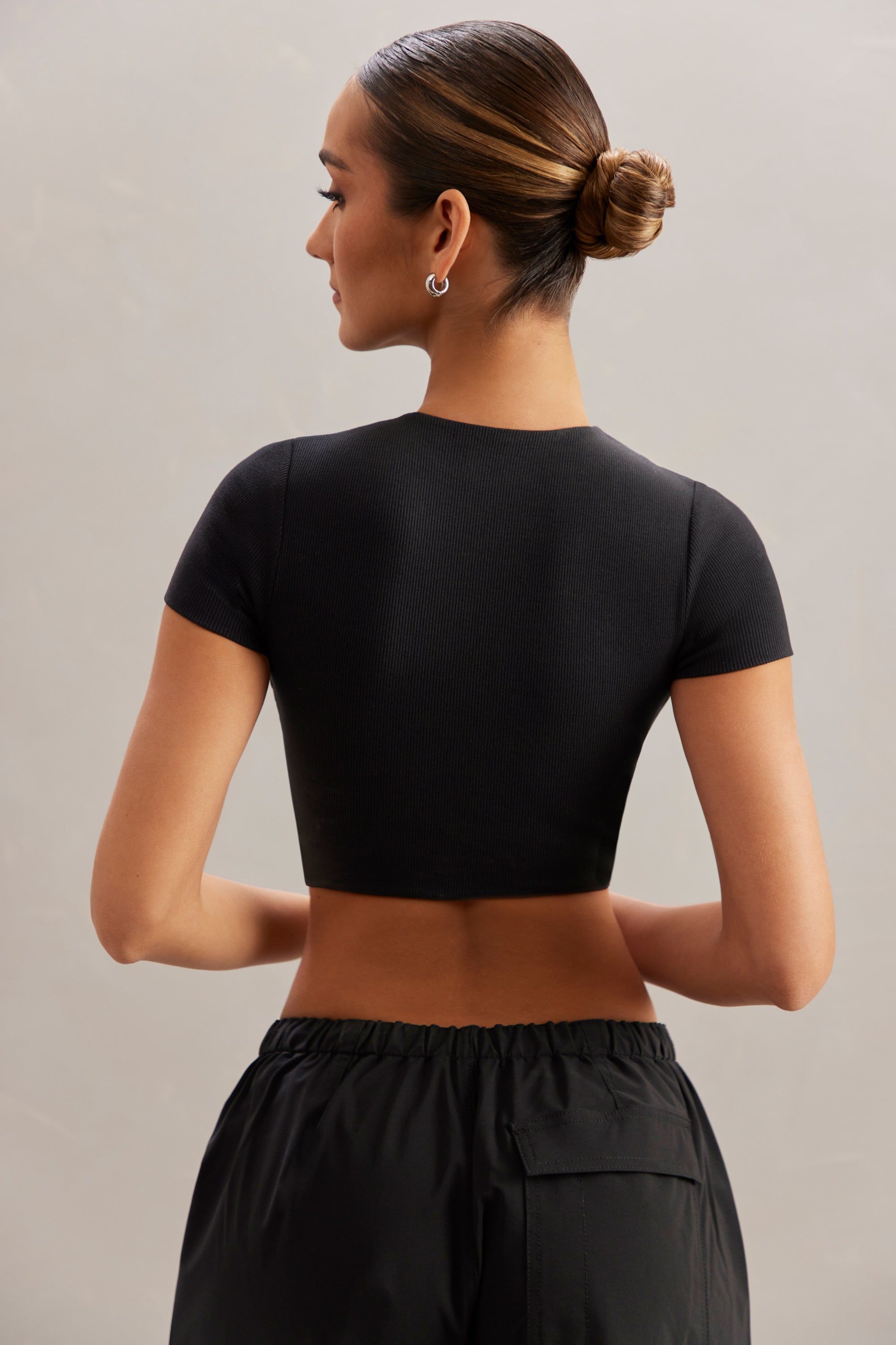 Monowire Crop Top in Black sold by Oh Polly product image thumbnail 3