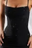 Cowl Neck Midi Dress in Black sold by Oh Polly