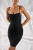Cowl Neck Midi Dress in Black sold by Oh Polly