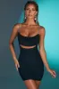 Embellished Strap Mini Dress in Black sold by Oh Polly