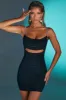Embellished Strap Mini Dress in Black sold by Oh Polly