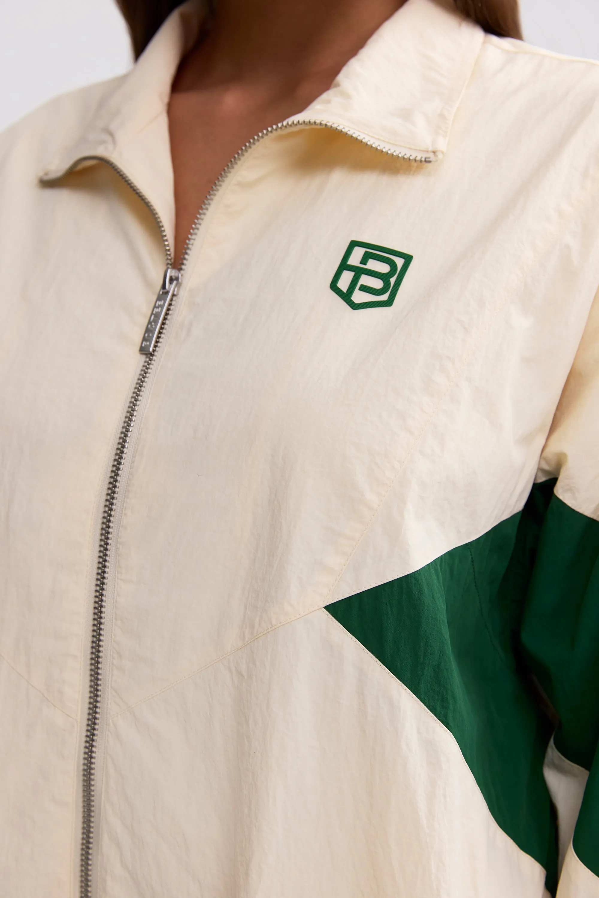 Oversized Colourblock Track Jacket in Marble sold by Oh Polly product image thumbnail 4