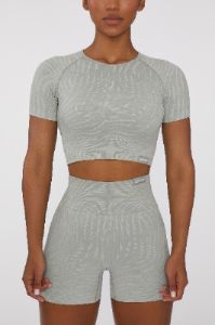 Crop Top in Sage sold by Oh Polly