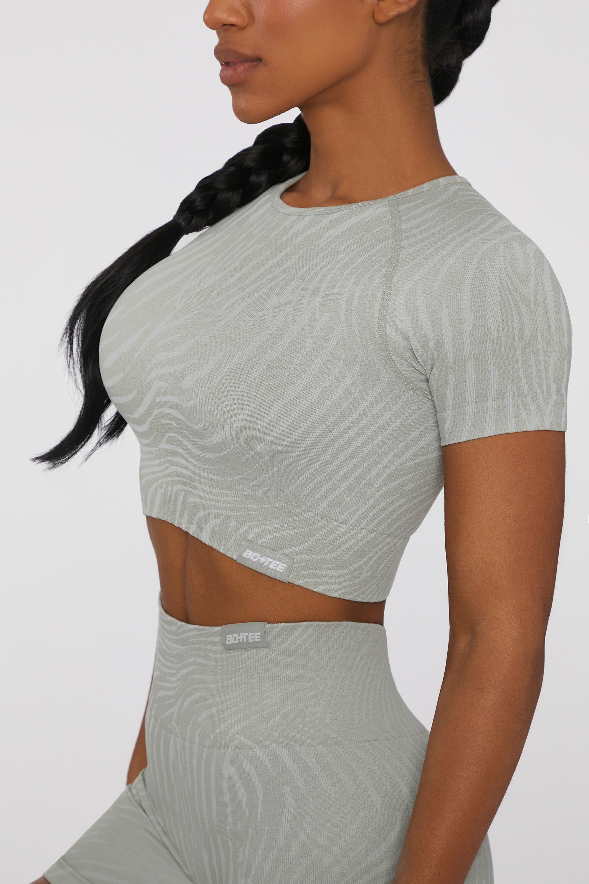 Crop Top in Sage sold by Oh Polly product image thumbnail 4