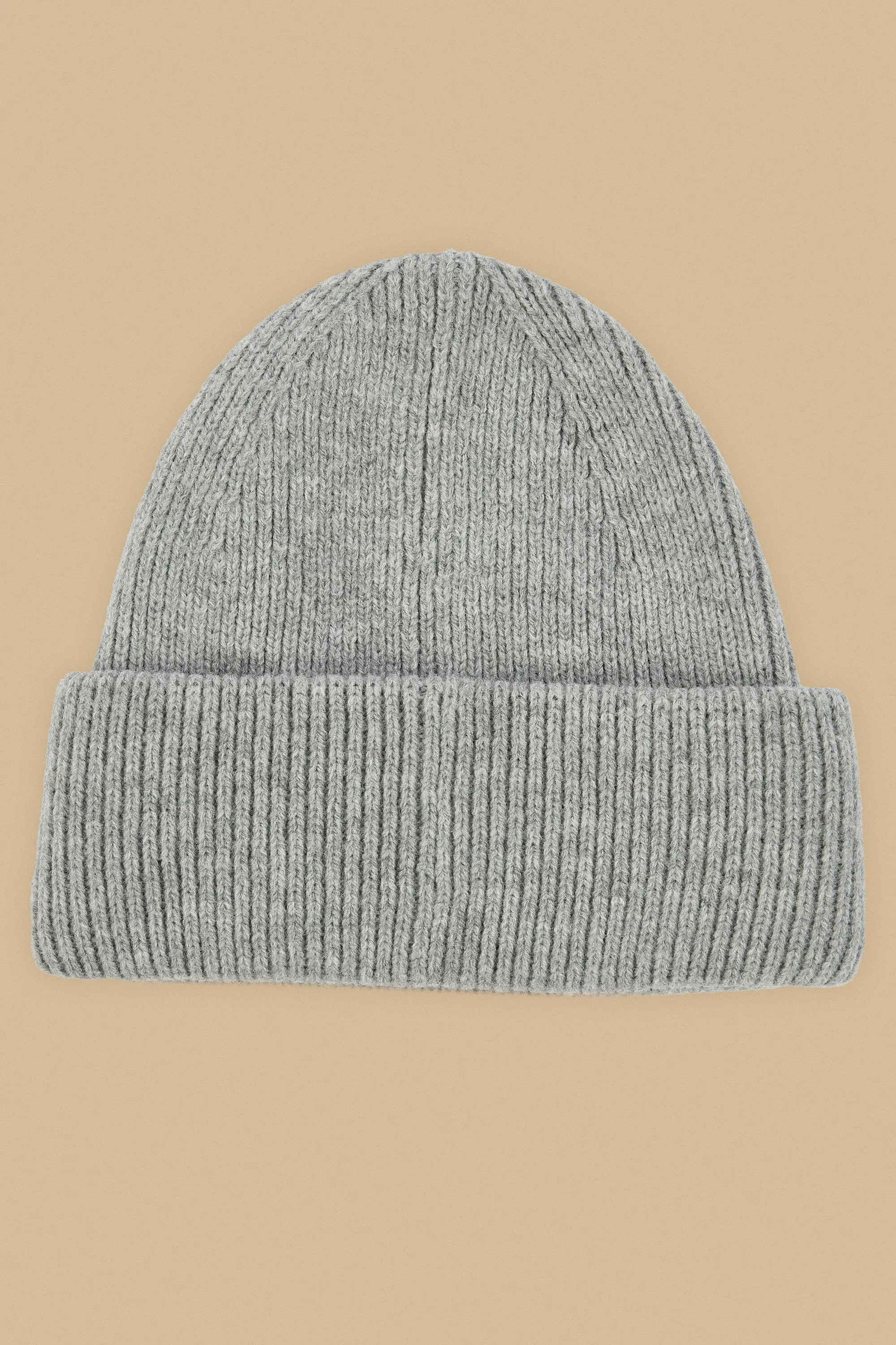 Knit Beanie in Heather Grey sold by Oh Polly product image thumbnail 5