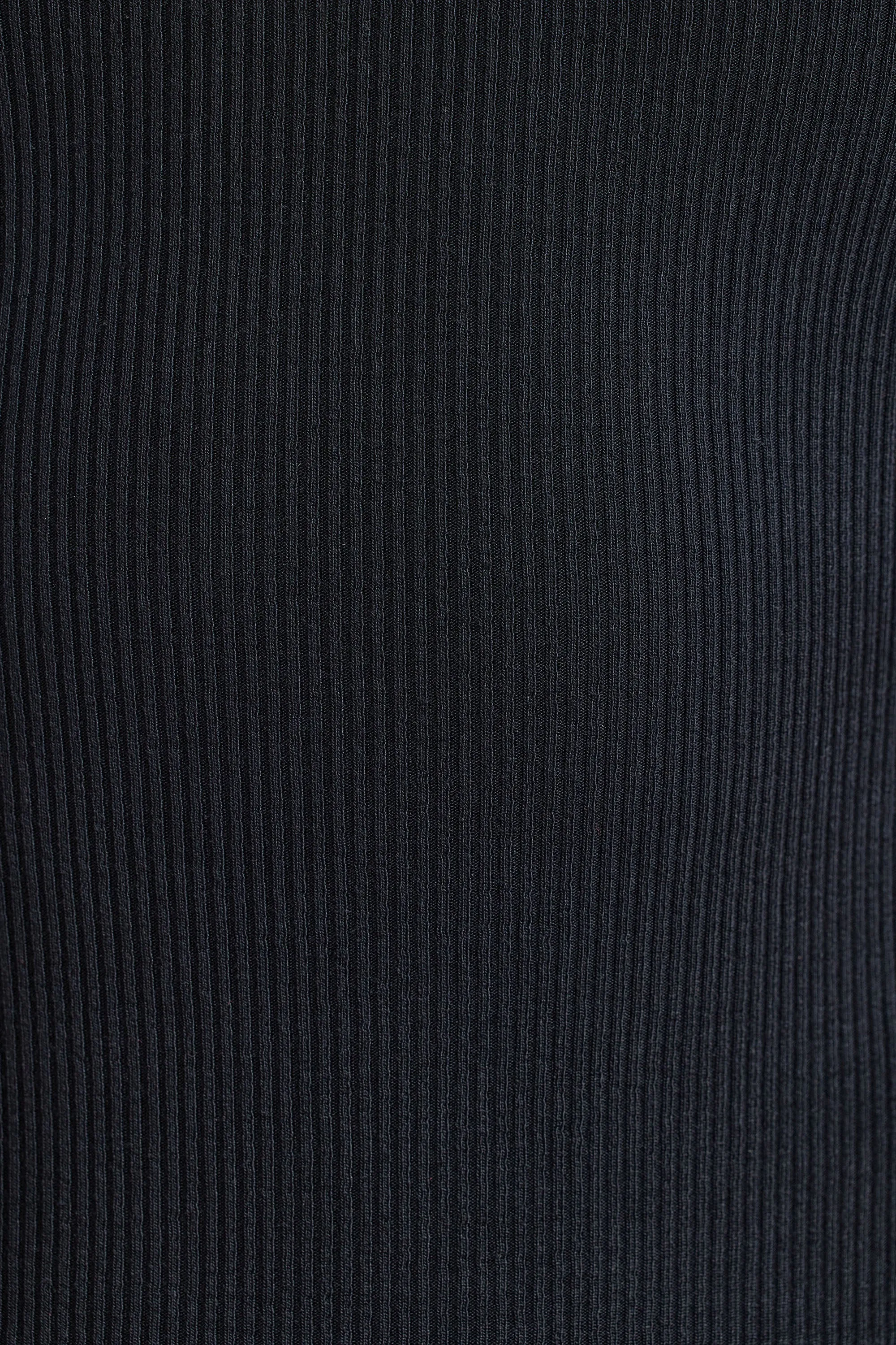 Ribbed Modal Long Sleeve Bodysuit in Black sold by Oh Polly product image thumbnail 4