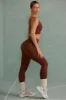 Petite Super Sculpt Full Length Leggings in Copper Brown sold by Oh Polly