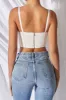Be Mine Underwired Corset Crop Top in Ivory sold by Oh Polly