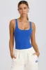 Soft Active Open-Back Bodysuit in Cobalt sold by Oh Polly