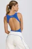 Soft Active Open-Back Bodysuit in Cobalt sold by Oh Polly