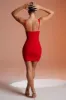Ruched Mini Dress in Red sold by Oh Polly