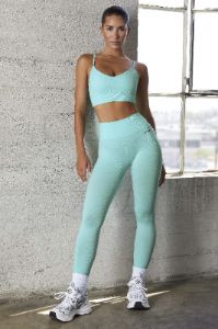 Seamless Full Length Leggings in Sky Blue sold by Oh Polly