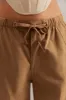 Wide Leg Cargo Trousers in Tan sold by Oh Polly