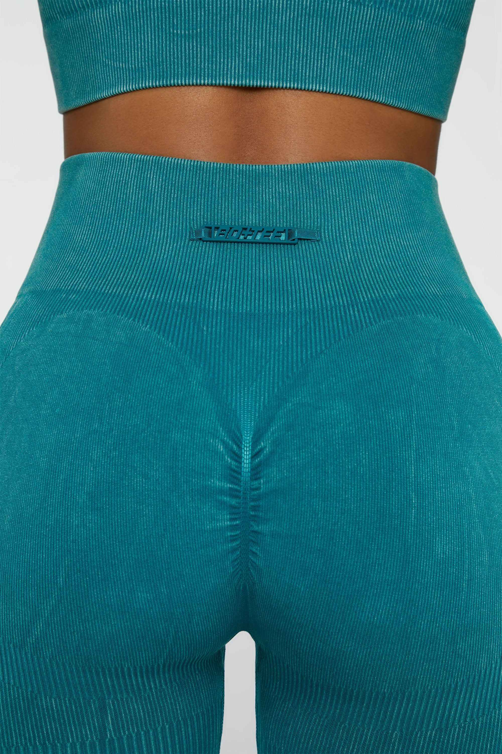 Petite Side Zip Flare Leggings in Teal sold by Oh Polly product image thumbnail 5