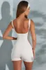 Sweetheart Neckline Unitard in Ivory sold by Oh Polly