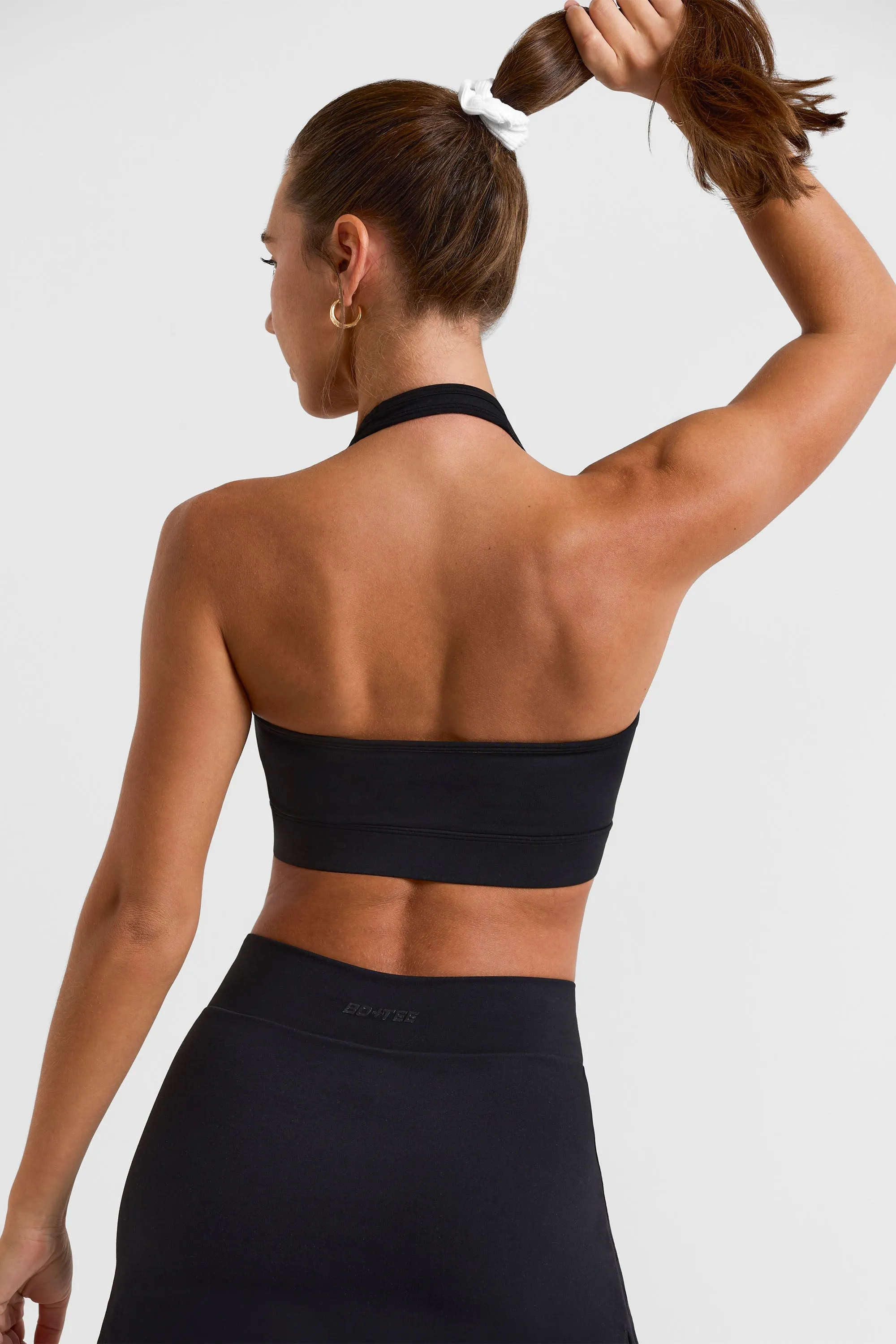 Halterneck Crop Top in Black sold by Oh Polly product image thumbnail 2