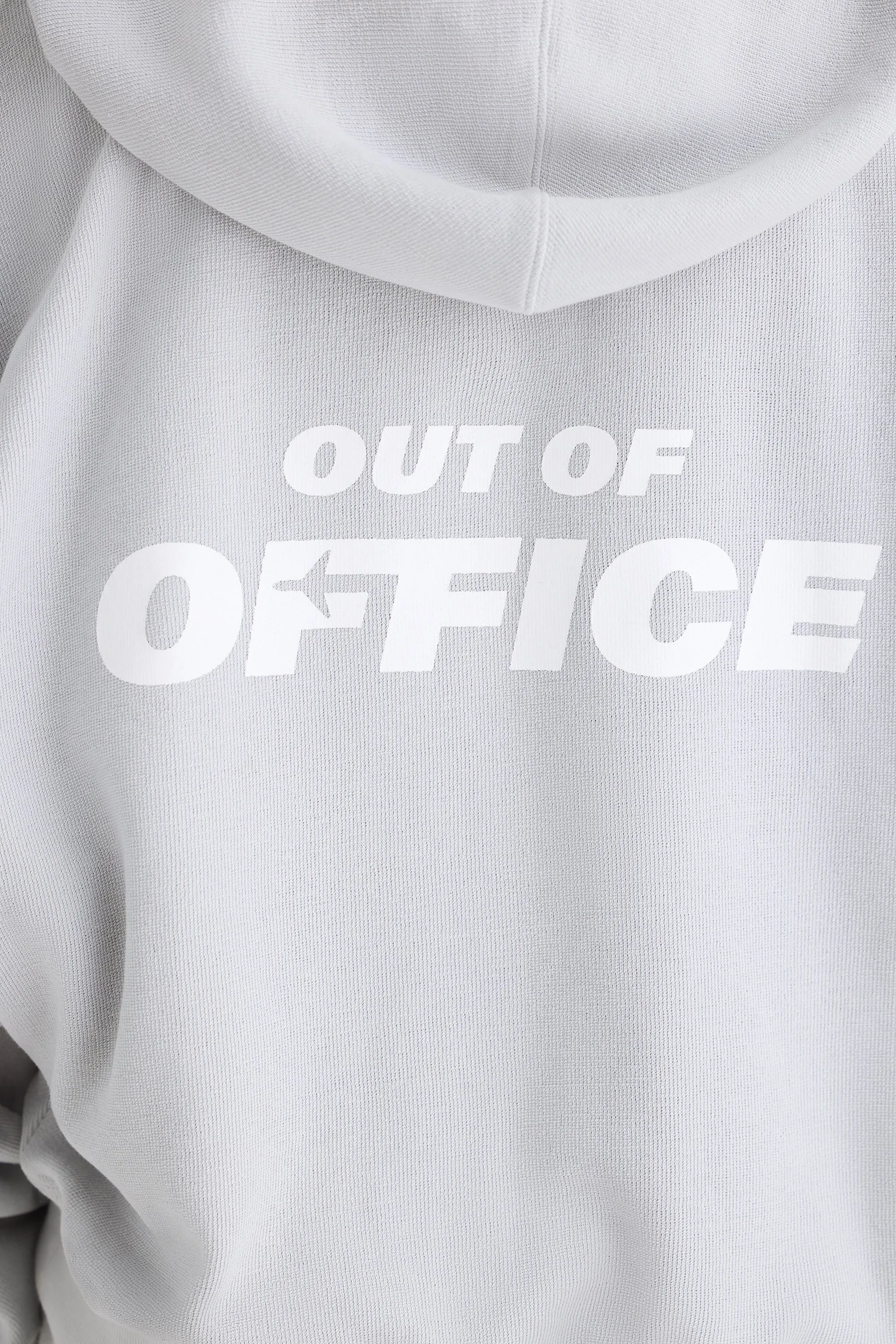 Graphic-Print Hoodie in Pacific Grey sold by Oh Polly product image thumbnail 5