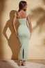 Sweetheart Neckline Maxi Dress in Sage Green sold by Oh Polly